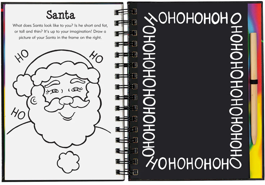 Book - Scratch & Sketch - Merry Christmas