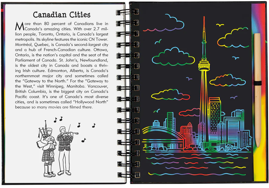 Book - Scratch & Sketch - Canada