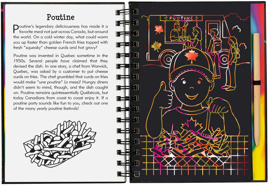 Book - Scratch & Sketch - Canada