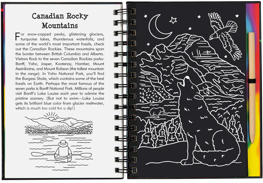 Book - Scratch & Sketch - Canada