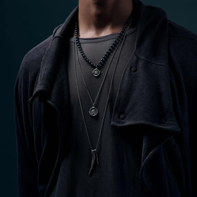 Pyrrha Talisman Necklace - Live Every Moment - Bronze