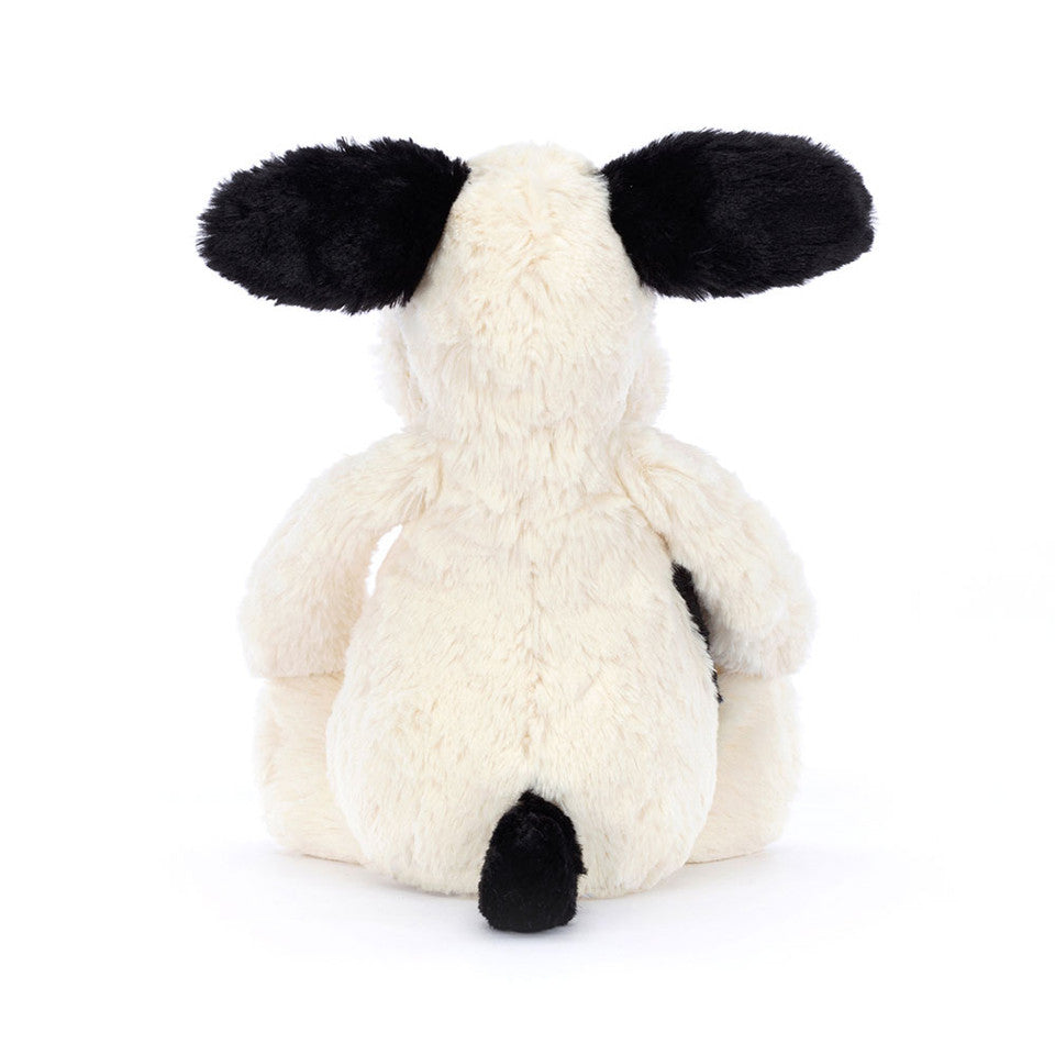 Jellycat - Bashful Puppy Medium - Black & Cream