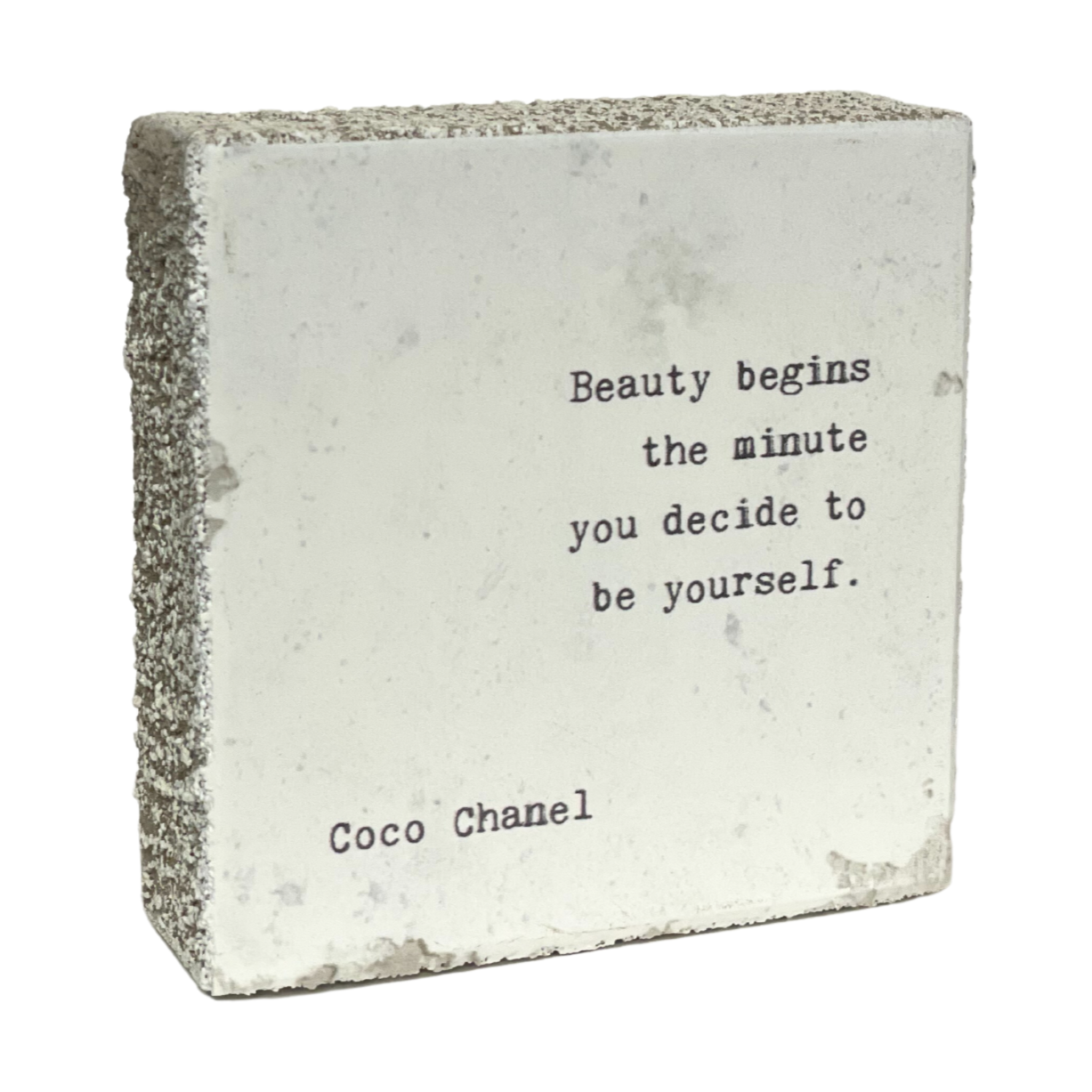 Small Art Block - Beauty Begins