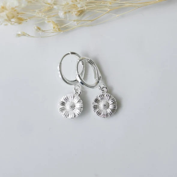 Hoop Earrings - Bloom - Silver