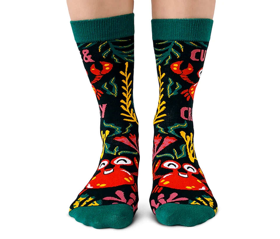 Socks - Small Crew - Cute & Crabby