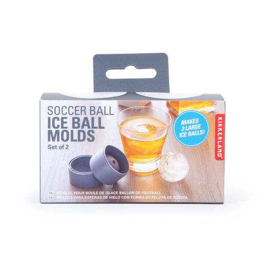 Ice Ball Molds - Soccer - Set of 2