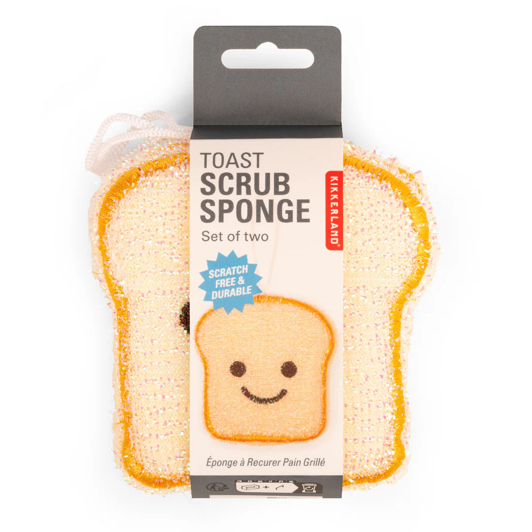 Cleaning Sponge - Toast - Set of 2