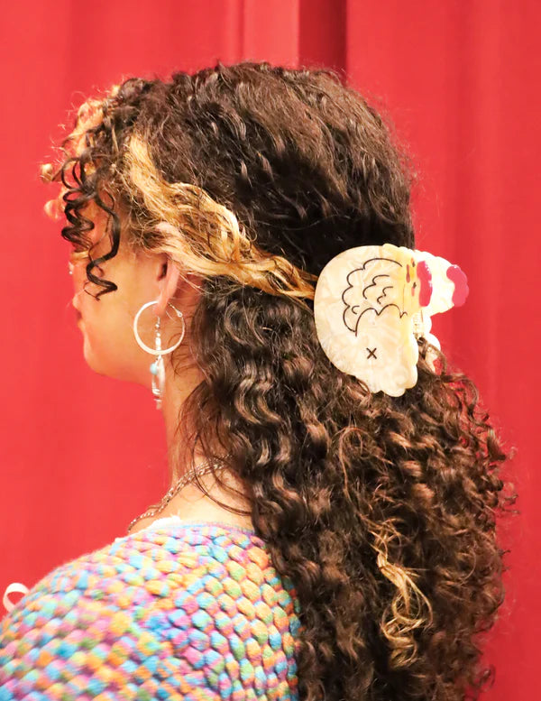 Hair Claw - Acetate - Chicken