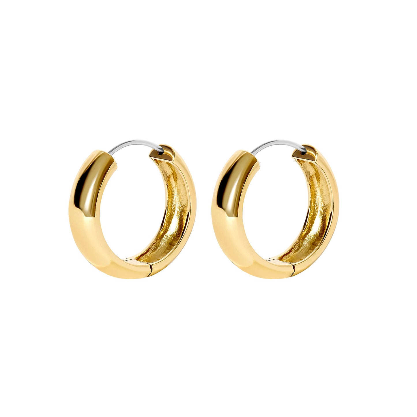 Hoop Earrings - Lola 0.5 Inch - Gold