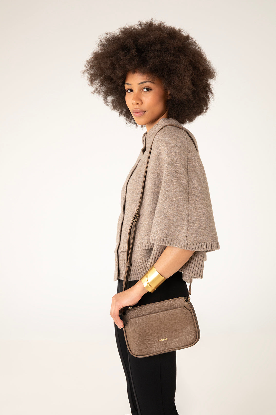 Matt & Nat - Ivy Crossbody Bag - Coal