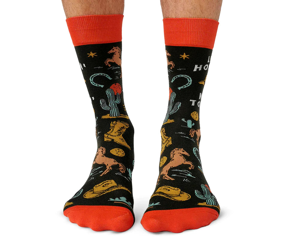 Socks - Large Crew - Less Honkin', More Tonkin'