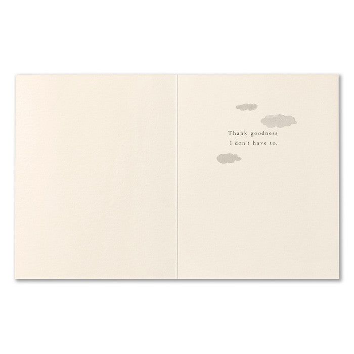 Card - Friendship - I Cannot Imagine My World Without You.