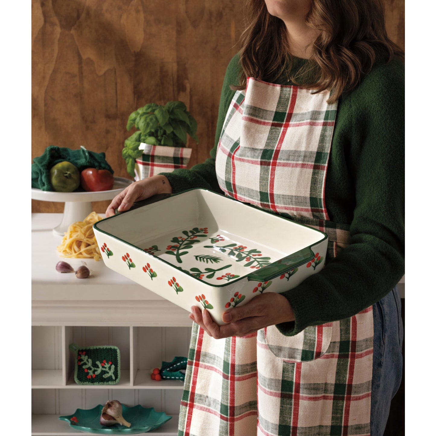 Apron - Noel Plaid