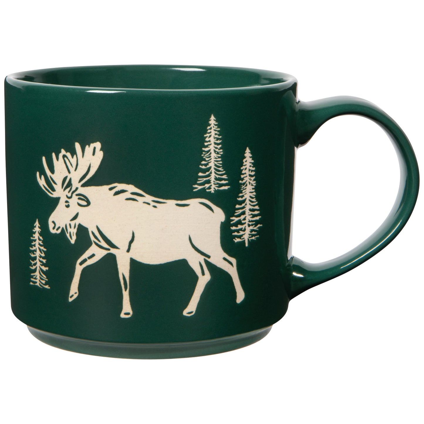 Mug - Green Moose - 16oz