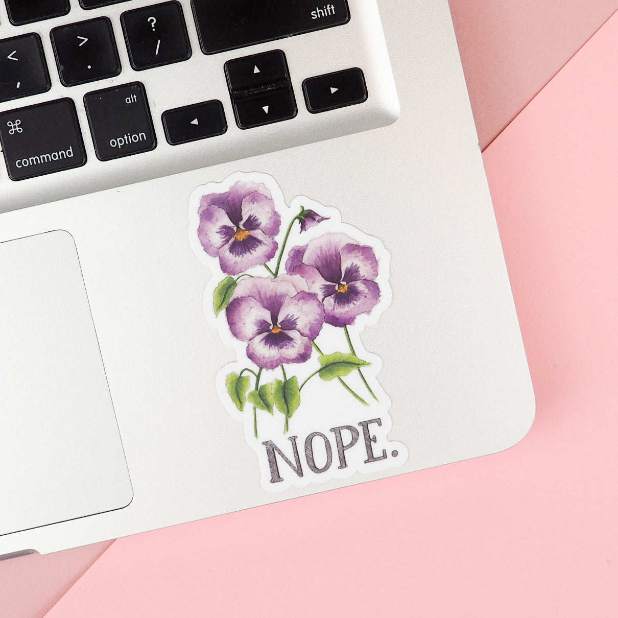 Sticker - Floral - Nope