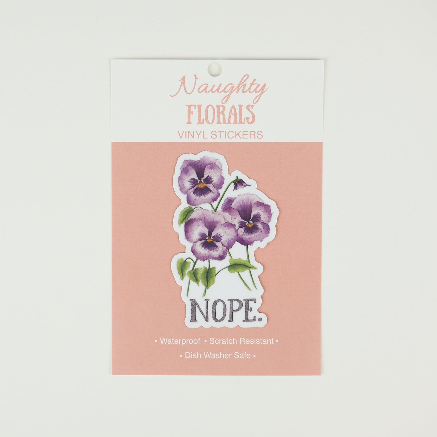 Sticker - Floral - Nope