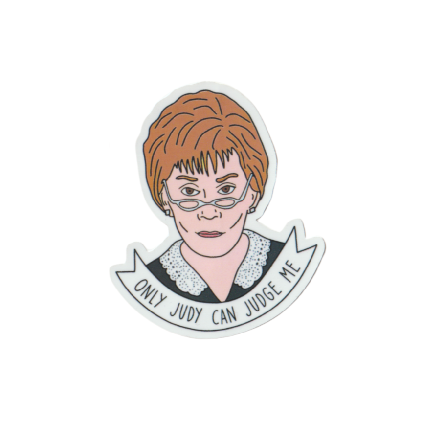 Sticker - Only Judy Can Judge Me