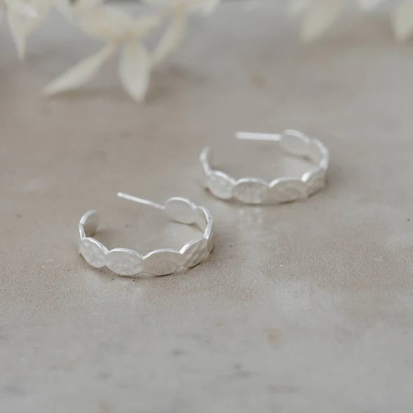 Hoop Earrings - Pippa - Silver