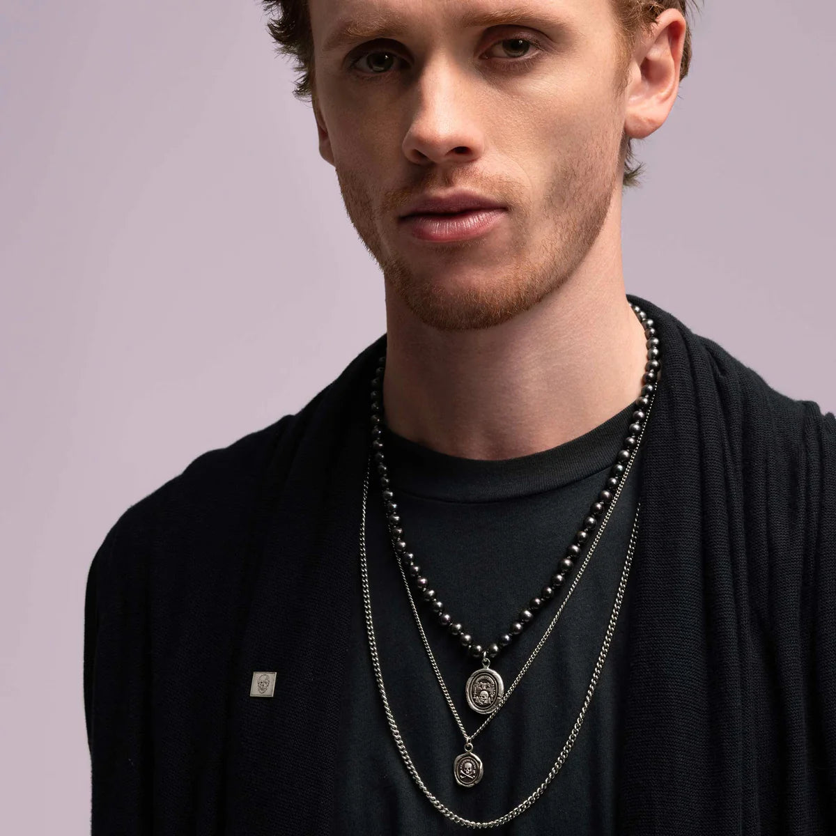 Pyrrha Talisman Necklace - Remember To Live - Silver