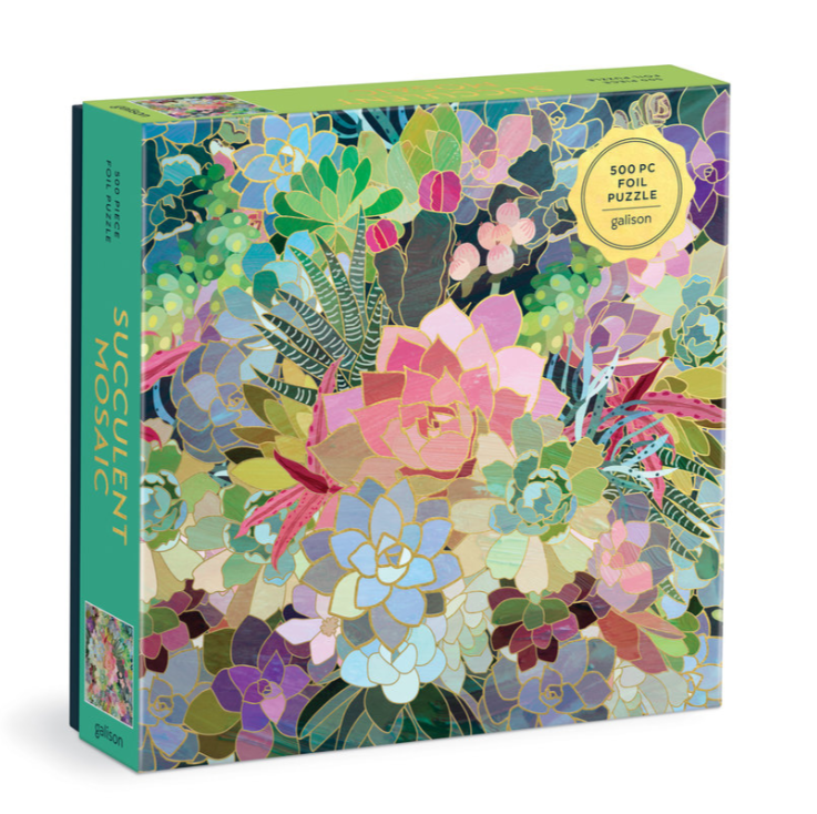 Puzzle - Succulent Mosaic - 500 Piece