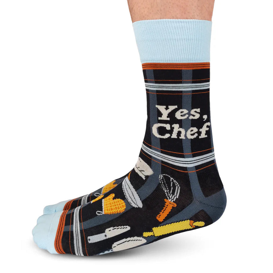 Socks - Large Crew - Yes, Chef
