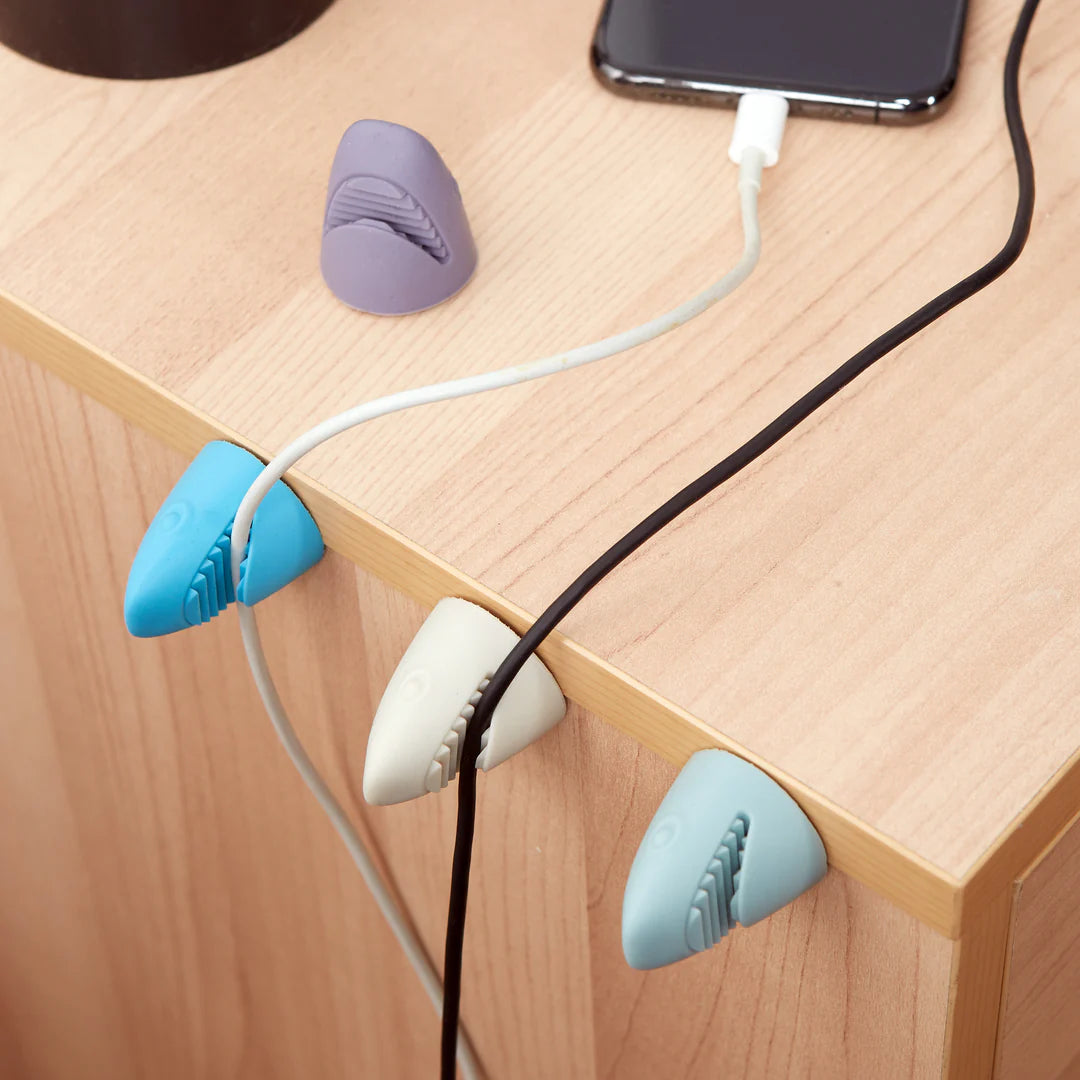 Cable Organizer - Sharks - Set of 4