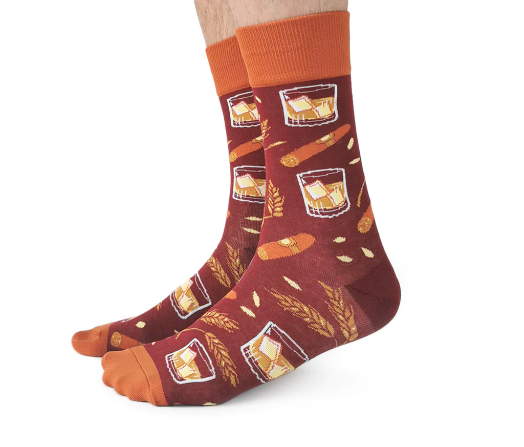 Socks - Large Crew - Whiskey Business