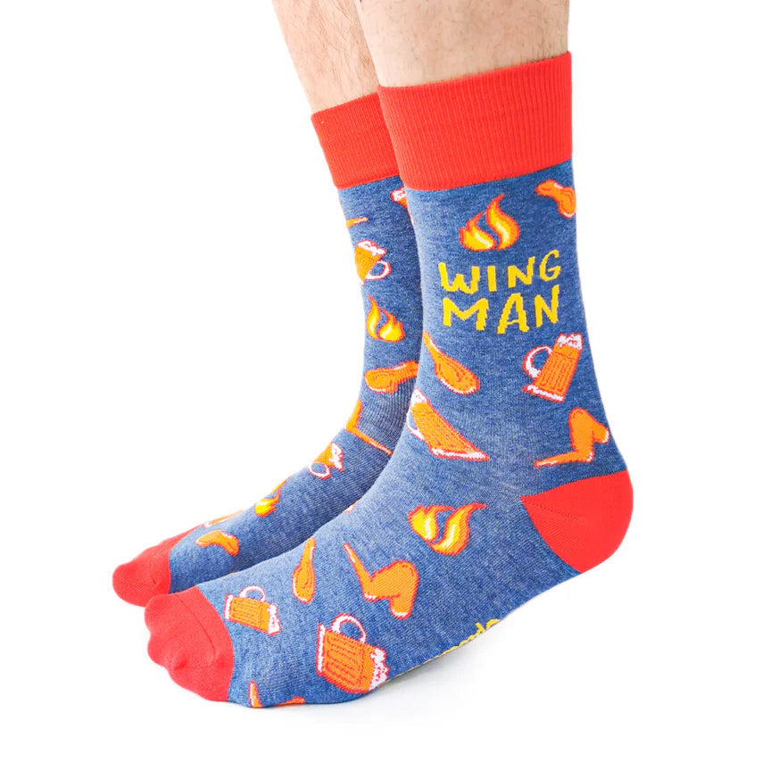 Socks - Large Crew - Wing Man