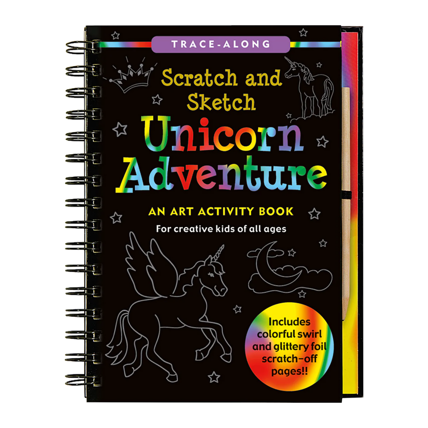 Book - Scratch & Sketch - Unicorn Adventure