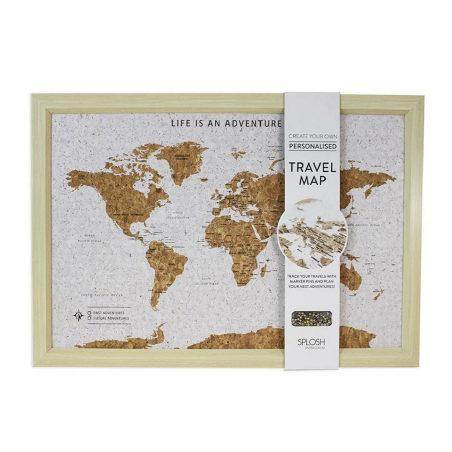 Travel Map - Cork - 21 x 14"