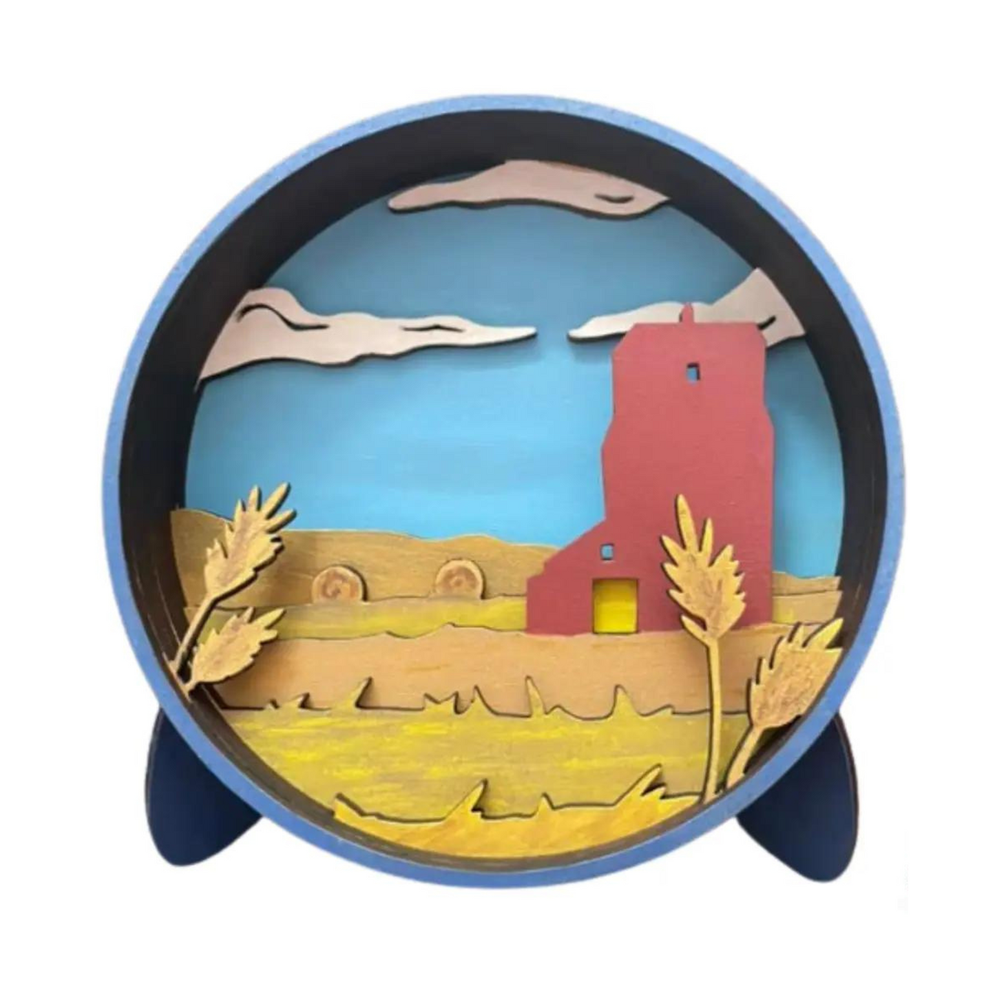 Shadow Box - Craft Kit - Grain Elevator