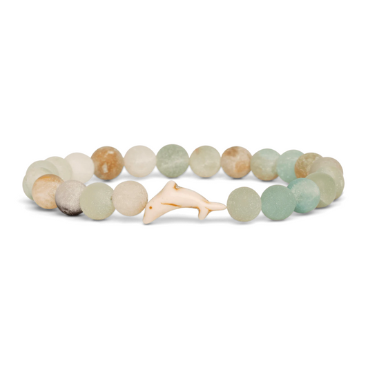 Animal Tracking Bracelet - Odyssey Dolphin - Sky Stone