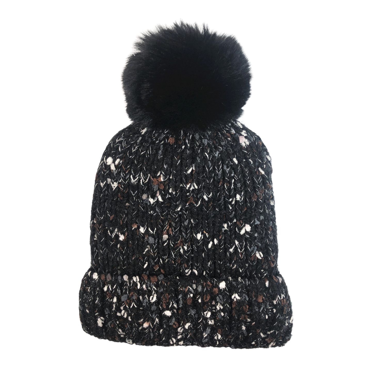 Hat - Pom Pom Speckle - Black