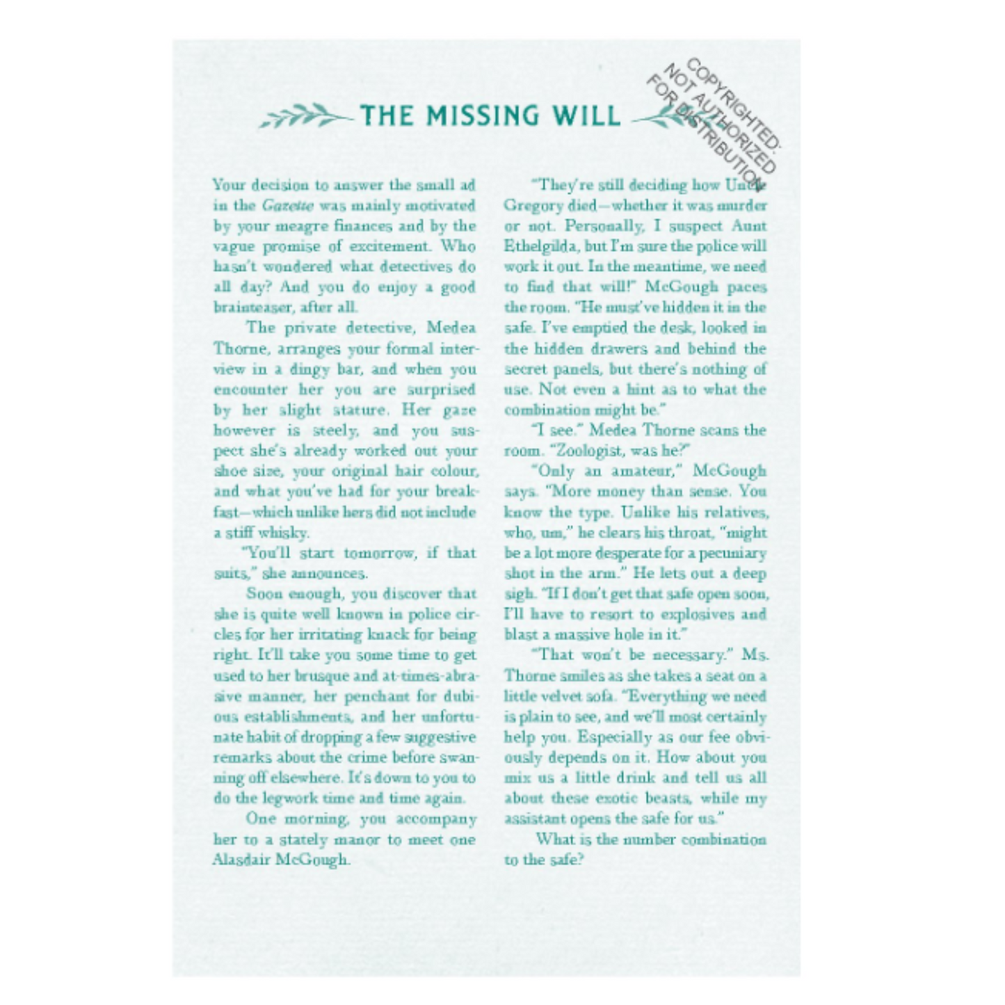 Puzzle - Murder Most Puzzling: The Missing Will - 500 Piece