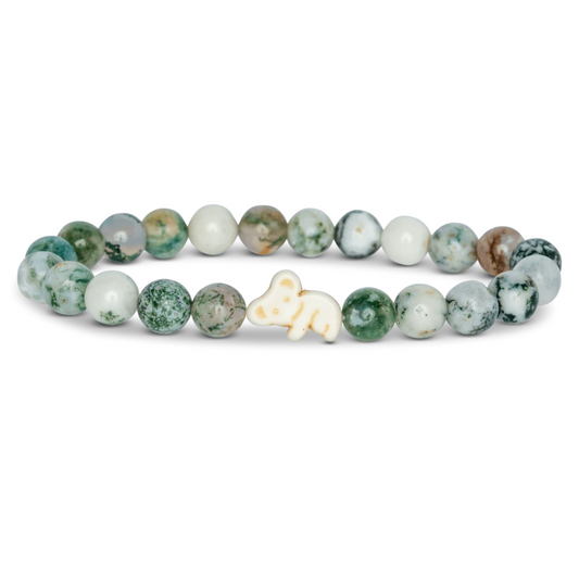 Animal Tracking Bracelet - Lounge Koala - Eucalyptus Green