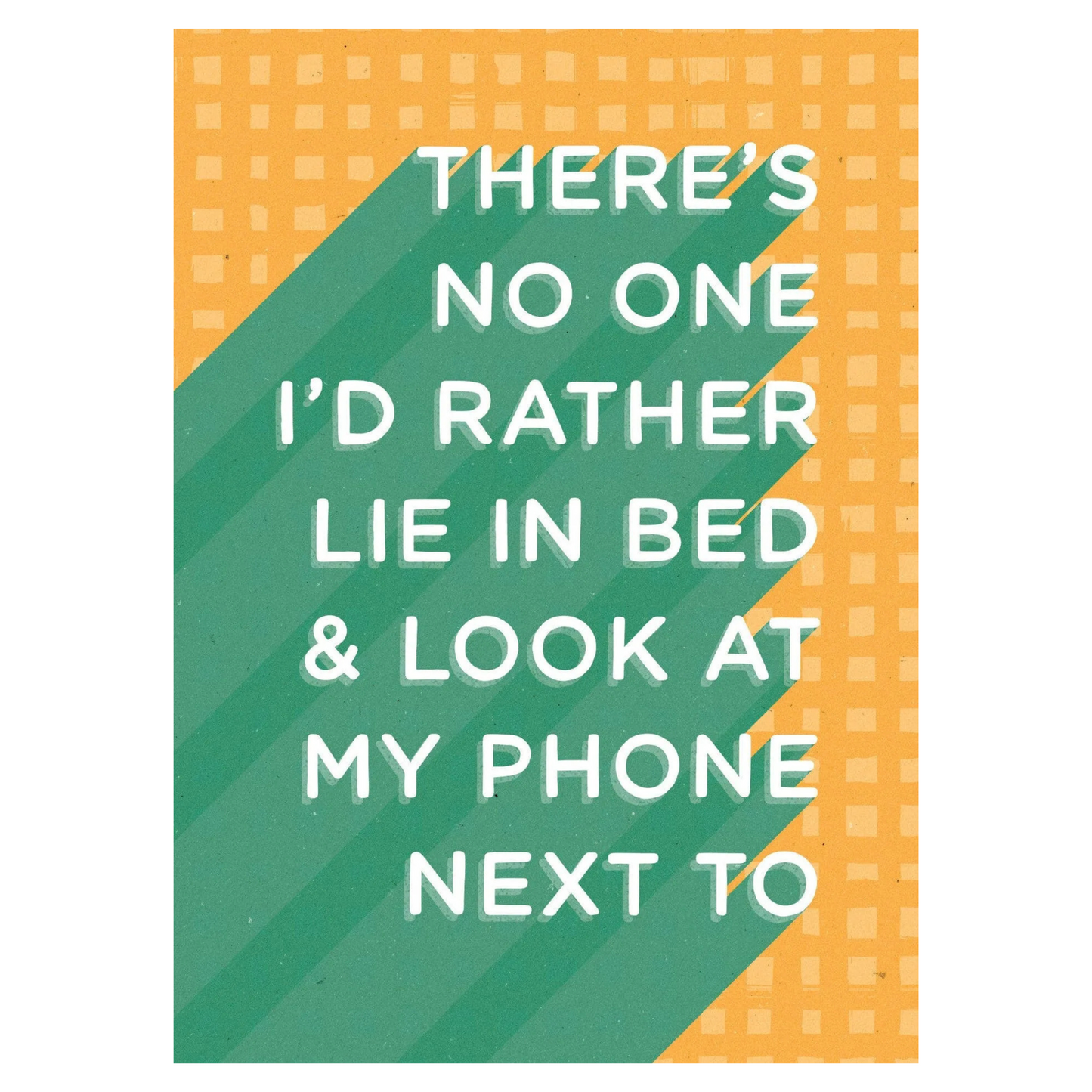Card - There's No One I'd Rather