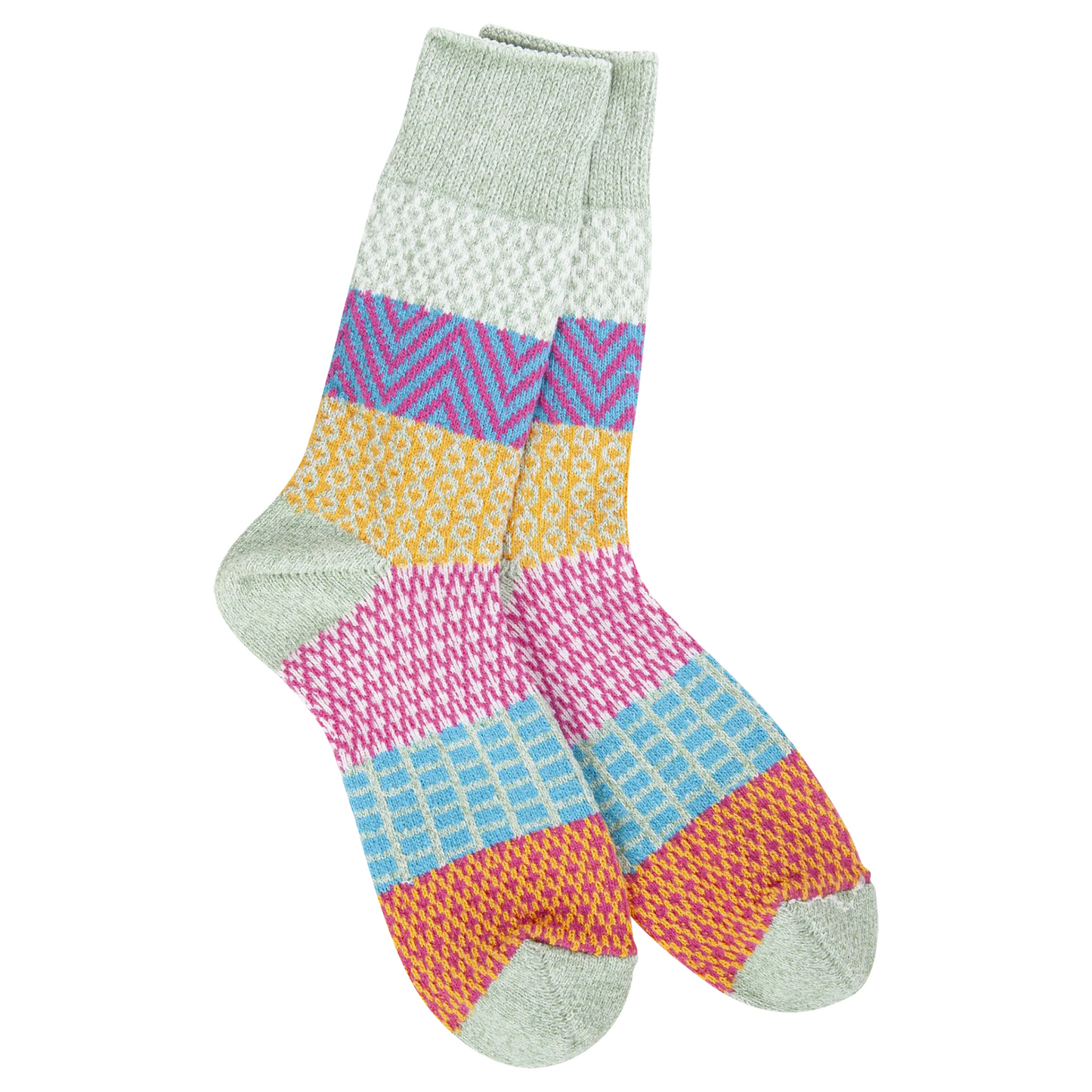 Socks - Weekend Gallery Crew - Sage