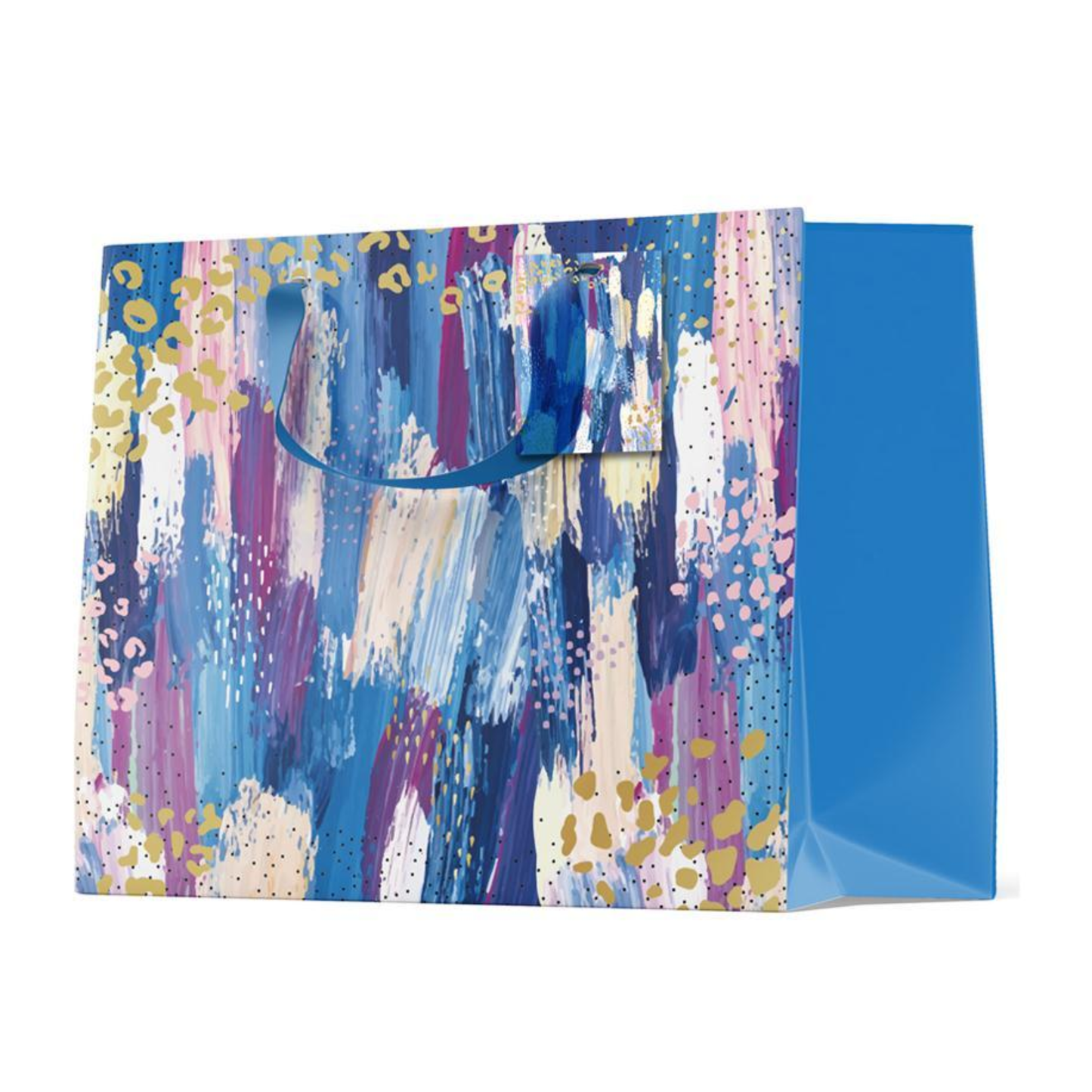Medium Gift Bag - Painterly Blue - 9"