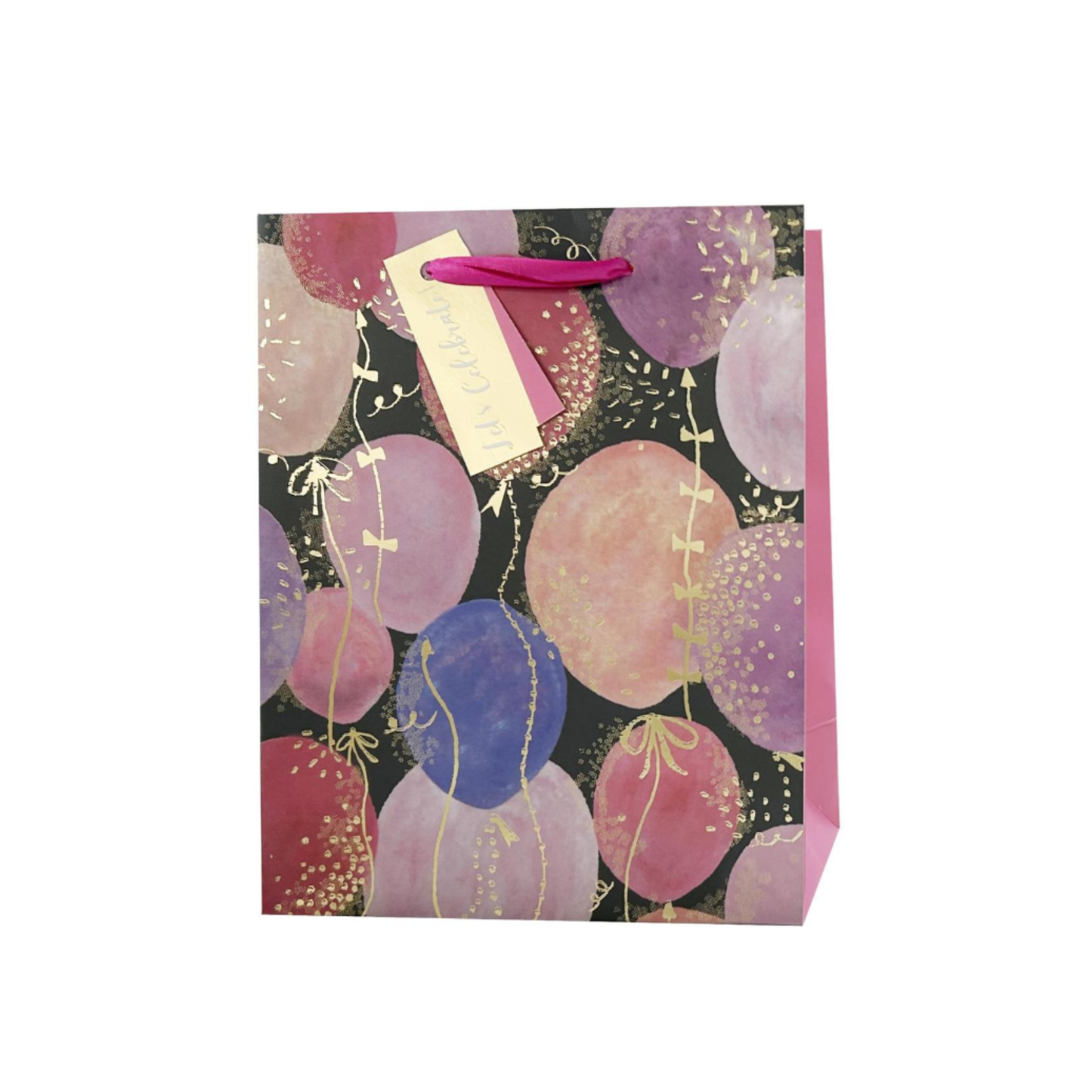 Small Gift Bag - Foiled Balloons - 5.5"