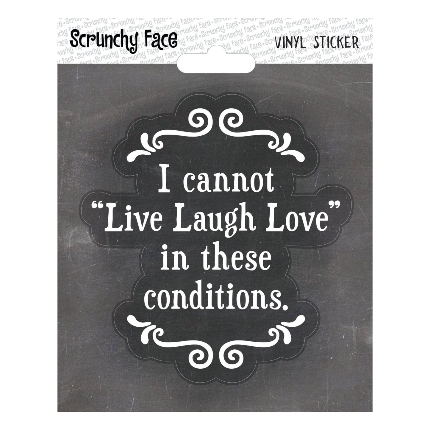 Sticker - Live Laugh Love