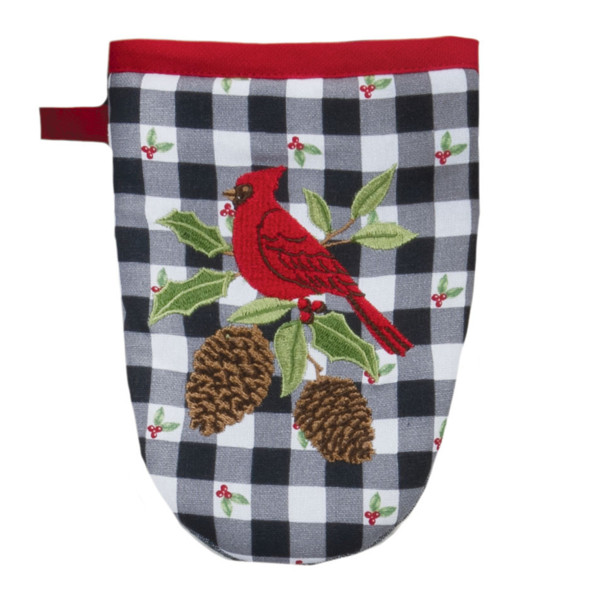Oven Mitt - Winter Cardinal