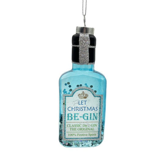Ornament - Gin Bottle - Glass