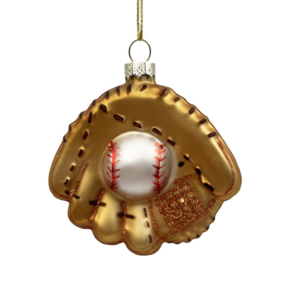 Ornament - Baseball Glove - Glass