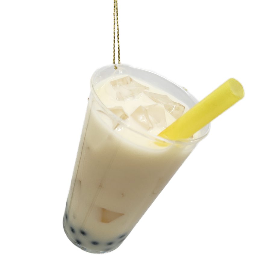 Ornament - Boba Milk Tea - Glass