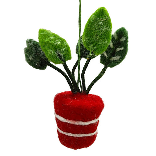 Ornament - Felt - House Plant