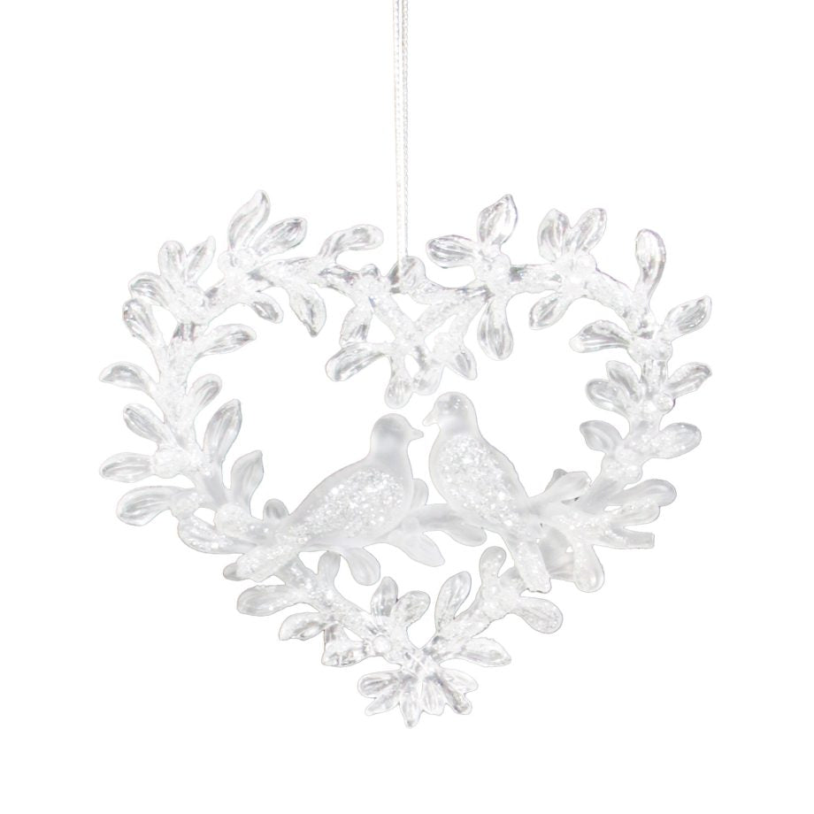 Ornament - Love Birds - Heart