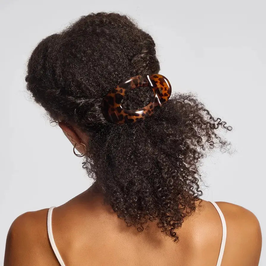 Hair Clip - Cloud Flat - Tortoise Medium