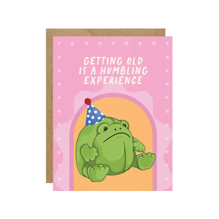 Card - Getting Old Frog - Ricky