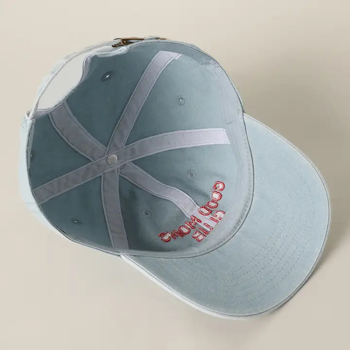 Baseball Hat - Good Moms Club - Blue Mint