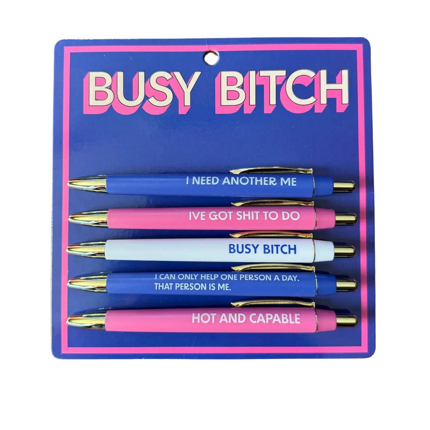 Pen Set - Busy Bitch - Set of 5